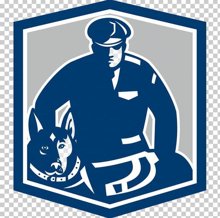 Police Dog Police Dog Security Guard PNG, Clipart, Animals, Area, Artwork, Blue, Brand Free PNG Download