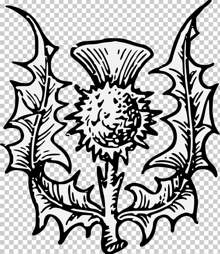 Scotland Complete Guide To Heraldry Thistle Onopordum Acanthium PNG, Clipart, Black And White, Charge, Coat Of Arms, Complete Guide To Heraldry, Drawing Free PNG Download