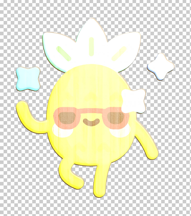 Cool Icon Pineapple Character Icon PNG, Clipart, Animation, Cartoon, Cool Icon, Glasses, Line Free PNG Download