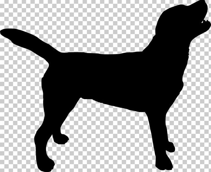 Labrador Retriever Silhouette Puppy PNG, Clipart, Animals, Black, Black And White, Carnivoran, Companion Dog Free PNG Download