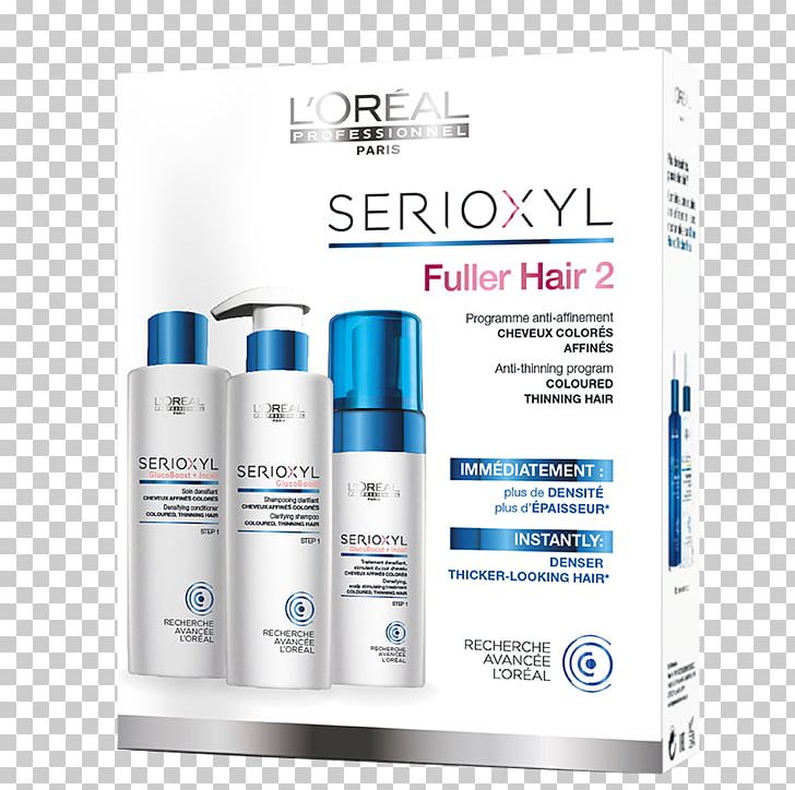 L'Oréal Professionnel Serioxyl Denser Hair Treatment Hair Care Hair Loss PNG, Clipart,  Free PNG Download