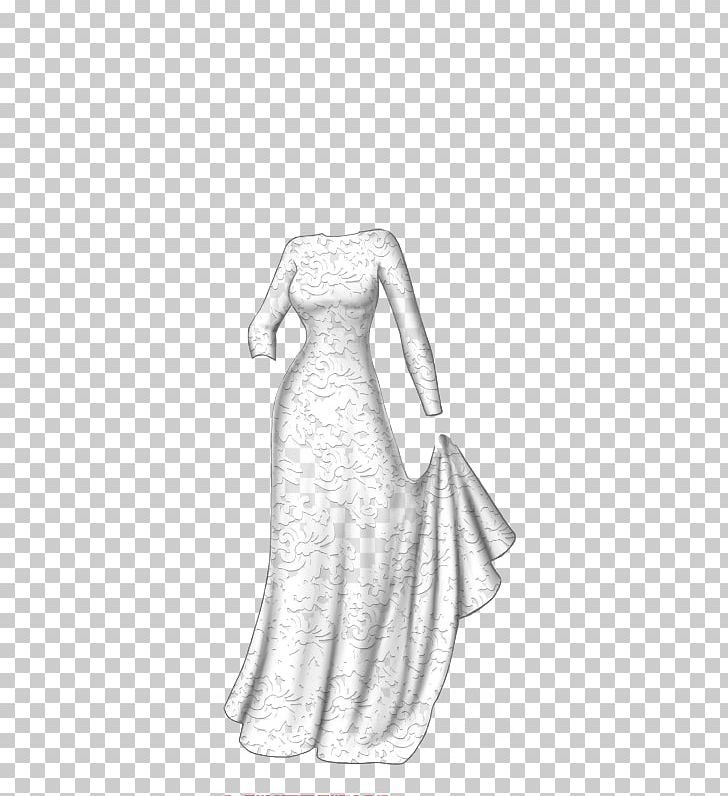 Gown Cocktail Dress Pattern PNG, Clipart, Arm, Artwork, Black And White, Clothing, Cocktail Free PNG Download