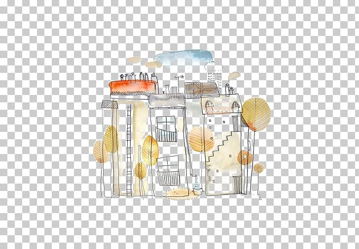 Watercolor Painting Drawing Graffiti Illustration PNG, Clipart, Angle, Architectural Drawing, Architecture, Art, Building Free PNG Download