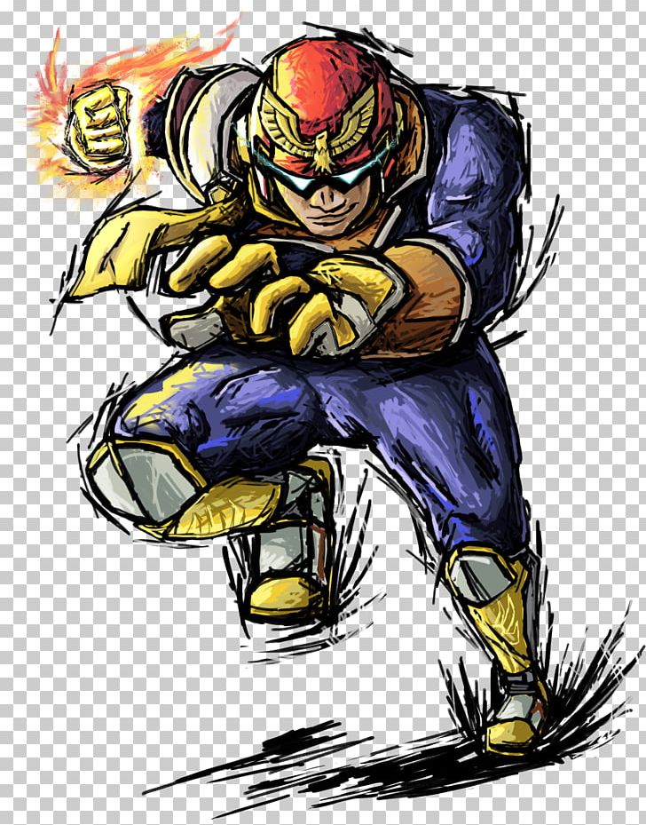 Captain Falcon Super Smash Bros. F-Zero Drawing Video Game PNG, Clipart, Animals, Art, Captain Falcon, Cartoon, Drawing Free PNG Download