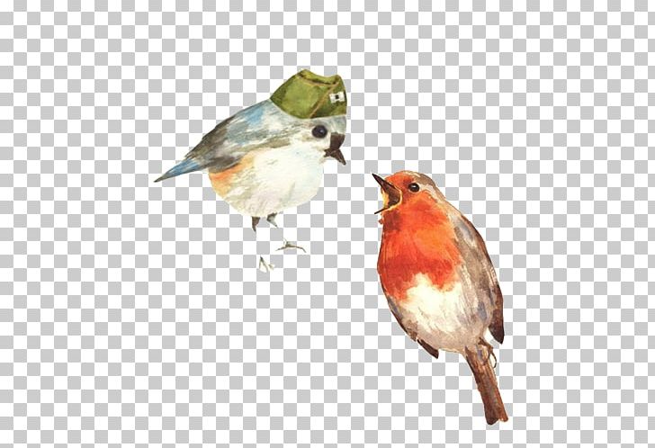 European Robin Bird Wet-into-Wet Watercolor Painting PNG, Clipart, Animal, Animals, Art, Artist, Beak Free PNG Download