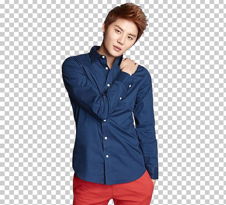 Junsu JYJ TVXQ Art Dress Shirt PNG, Clipart, Art, Artist, Blouse, Blue, Button Free PNG Download