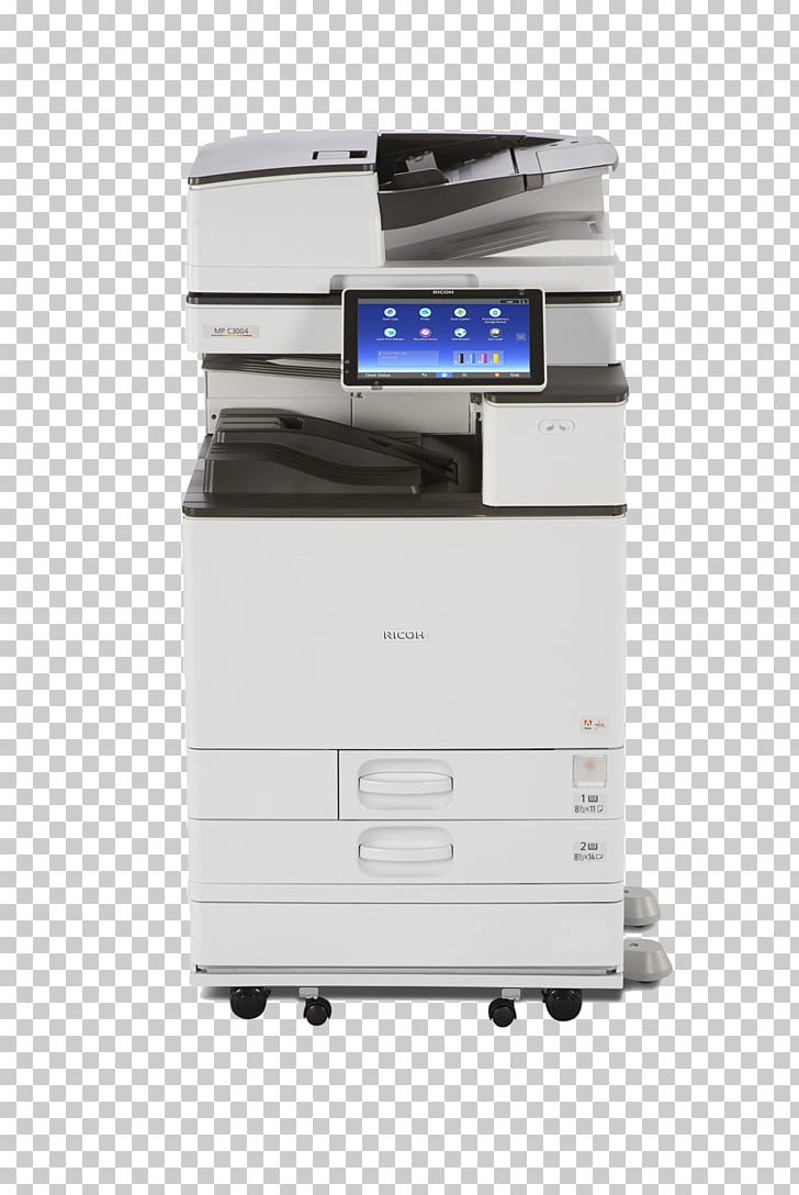 Multi-function Printer Ricoh Photocopier Printing PNG, Clipart, Color Printing, Copying, Electronics, Fax, Image Scanner Free PNG Download