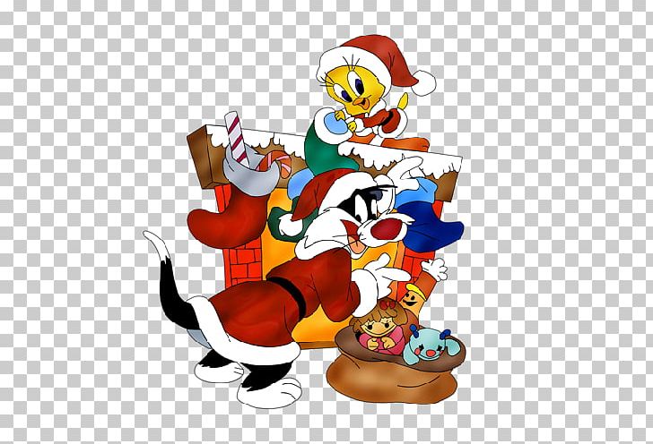 Tweety Sylvester Bugs Bunny Marvin The Martian Christmas PNG, Clipart, Bugs Bunny, Cartoon, Christmas Card, Christmas Decoration, Fictional Character Free PNG Download