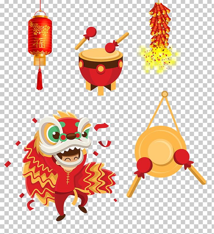 Lion Dance Chinese New Year PNG, Clipart, Cartoon, Chinese, Chinese Dragon, Chinese Guardian Lions, Chinese Lantern Free PNG Download