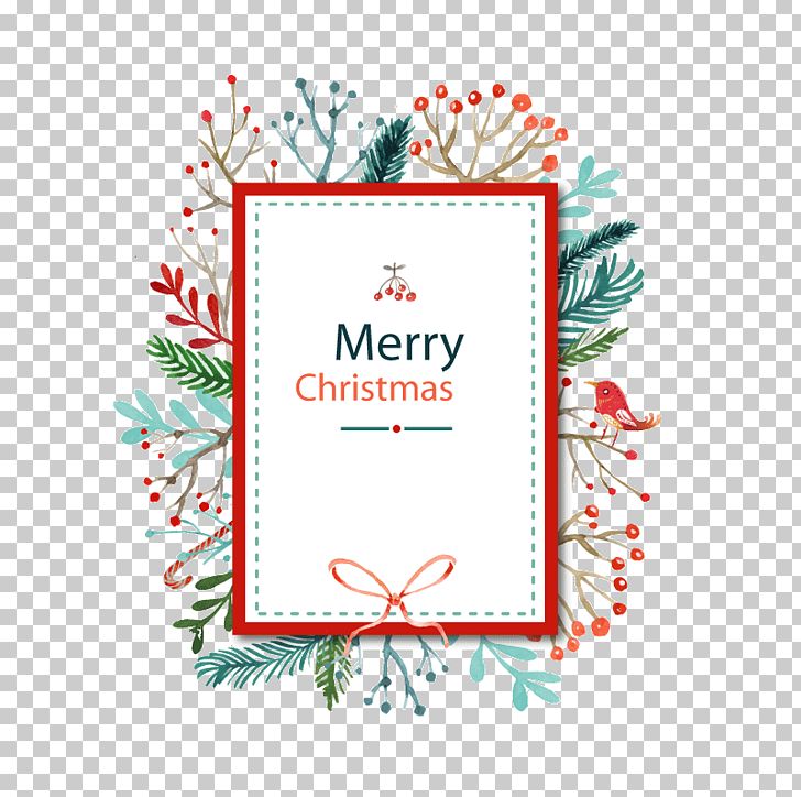 Christmas Card Watercolor Painting PNG, Clipart, Border, Border Frame, Border Texture, Brand, Christmas Lights Free PNG Download