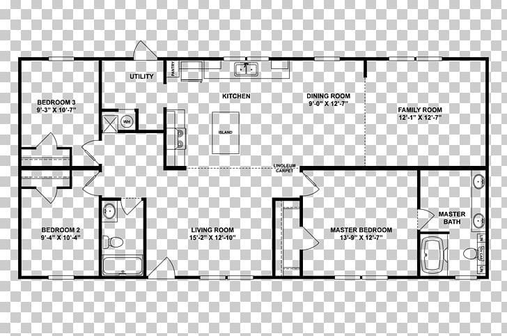 Floor Plan Clayton Homes Tiny House Movement Ranch-style House PNG, Clipart, Angle, Area, Bedroom, Black And White, Clayton Homes Free PNG Download