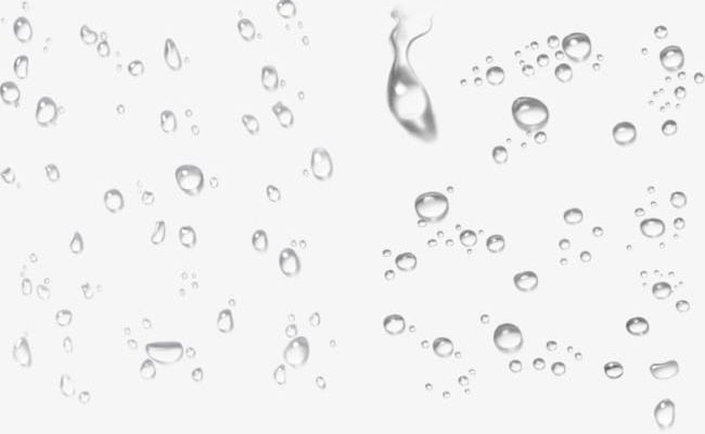 water drops transparent background