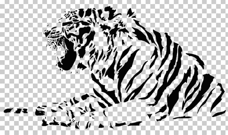 White Tiger Drawing PNG, Clipart, Animals, Big Cats, Black, Carnivoran, Cat Like Mammal Free PNG Download