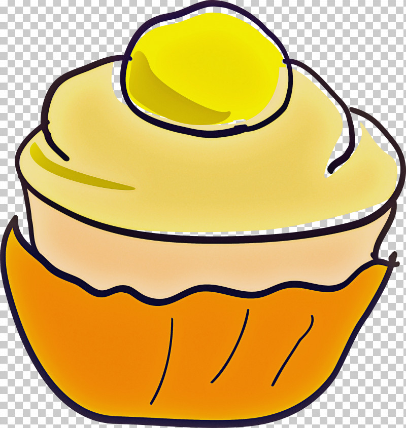 Yellow Dish PNG, Clipart, Cake, Cartoon Cake, Cupcake, Dish, Yellow Free PNG Download