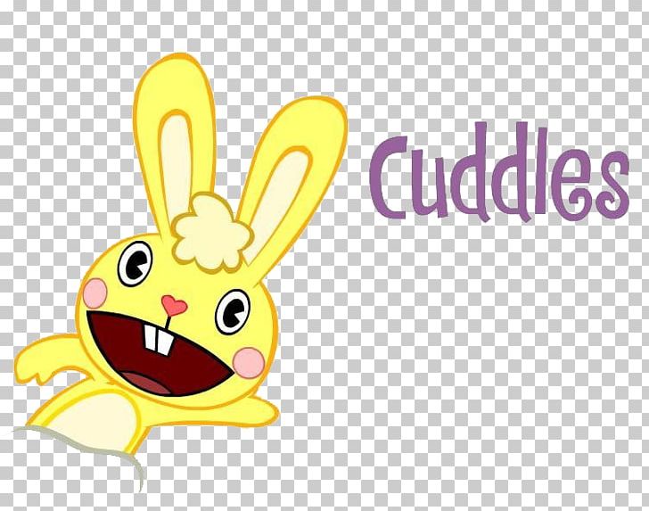Rabbit Cuddles Lumpy Character Cartoon PNG, Clipart, Cartoon, Character, Comics, Cuddles, Easter Bunny Free PNG Download