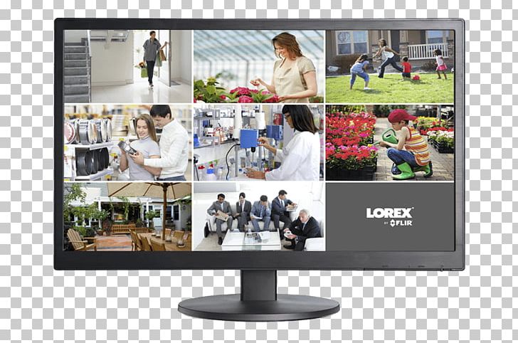 Computer Monitors Closed-circuit Television Lorex Technology Inc Wireless Security Camera Liquid-crystal Display PNG, Clipart, 1080p, Advertising, Display Advertising, Electronic Device, Ledbacklit Lcd Free PNG Download
