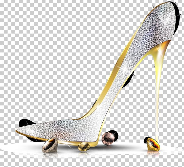 High-heeled Footwear Shoe Designer Graphic Design PNG, Clipart, Accessories, Designer, Download, Golden, Graphic Free PNG Download