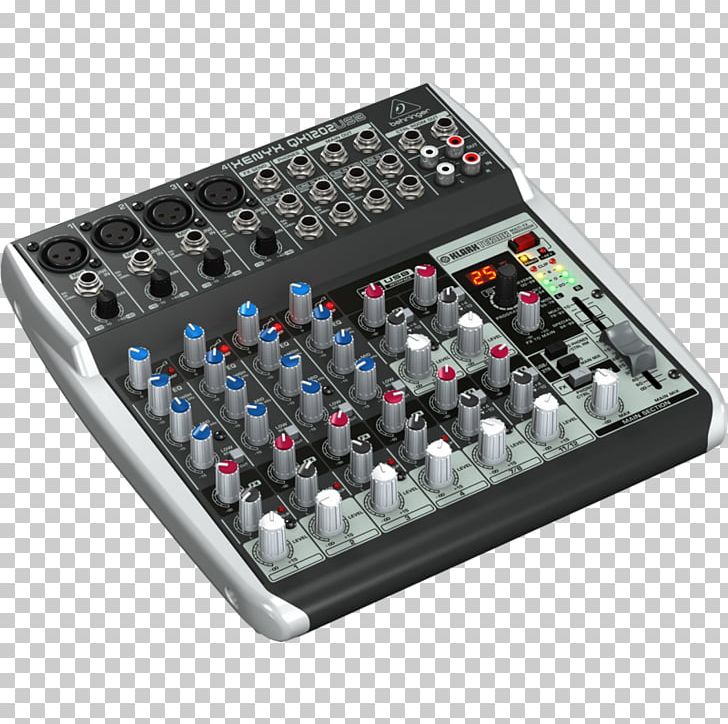 Audio Mixers Behringer Xenyx QX1202USB Microphone Behringer Xenyx X1204USB PNG, Clipart, Audio, Audio Equipment, Behringer Xenyx X1204usb, Digital Mixing Console, Effects Processors Pedals Free PNG Download