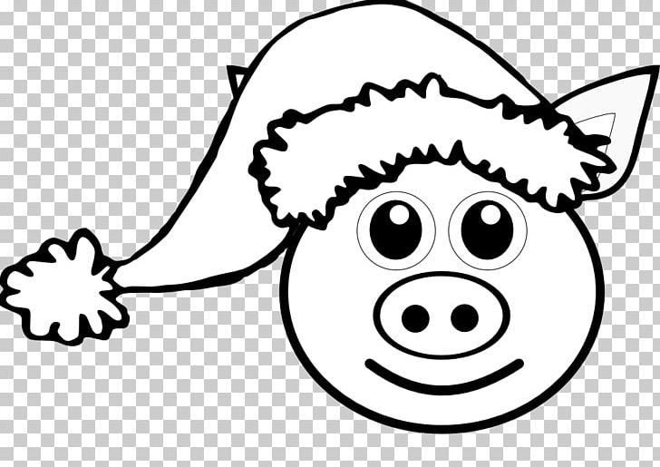 Black And White White Christmas Gift Line Art PNG, Clipart, Black And White, Black And White Cartoon Animals, Cartoon, Cattle Like Mammal, Christmas Lights Free PNG Download