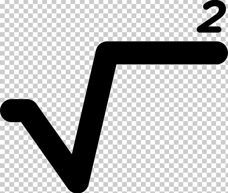 Radical Symbol Mathematics Square Root Mathematical Notation Nth Root PNG, Clipart, Angle, Black, Black And White, Element, Function Free PNG Download