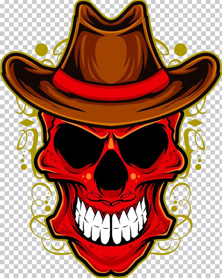Cowboy Hat Skull T-shirt Stock Photography PNG, Clipart, Art, Bone, Capita, Cowboy, Cowboy Hat Free PNG Download