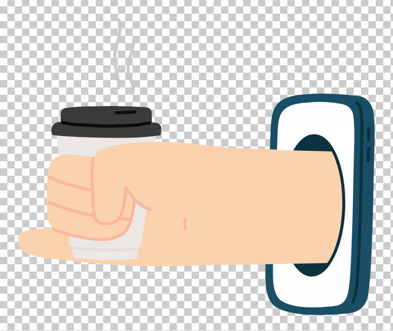 Hand Holding Coffee Hand Coffee PNG, Clipart, Biology, Cartoon, Coffee, Hand, Hm Free PNG Download