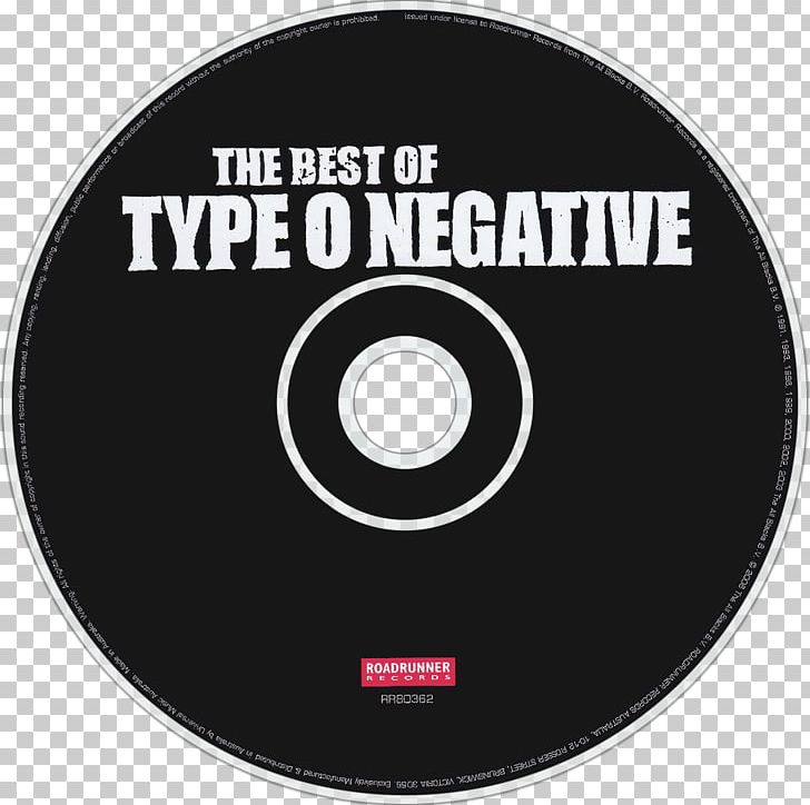 Compact Disc The Best Of Type O Negative Slow PNG, Clipart, 2012, Best Of Type O Negative, Brand, Compact Disc, Data Storage Device Free PNG Download