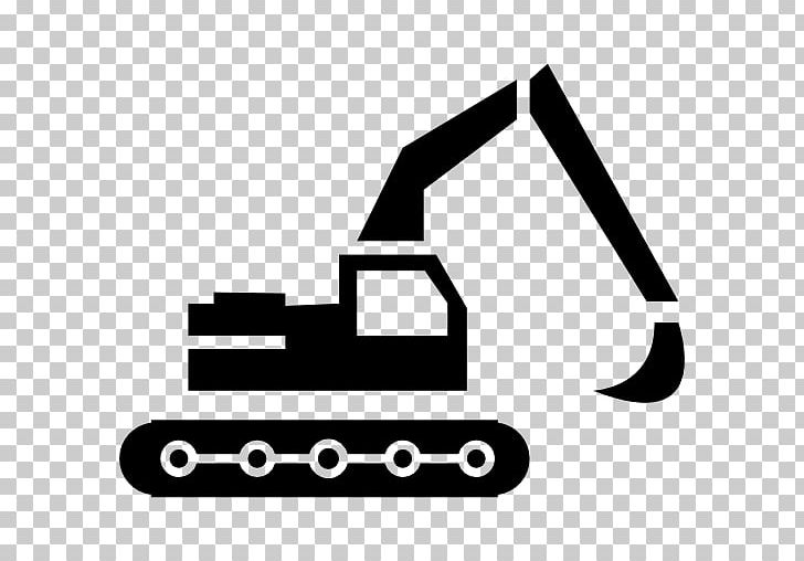Excavator Architectural Engineering Bulldozer Logo Computer Icons PNG, Clipart, Angle, Architectural Engineering, Area, Backhoe, Black Free PNG Download