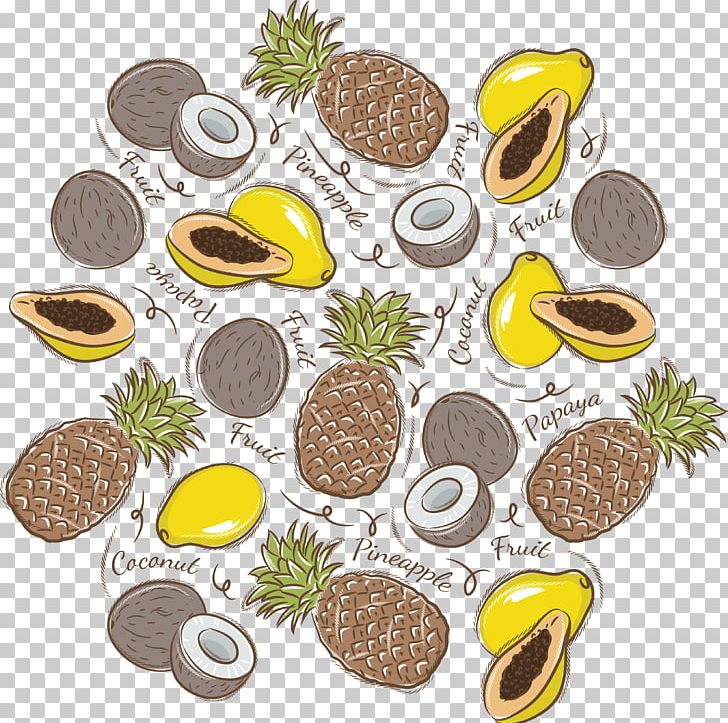 Pineapple Paper Coconut Fruit PNG, Clipart, Background Vector, Cartoon Pineapple, Commodity, Euclidean Vector, Food Free PNG Download