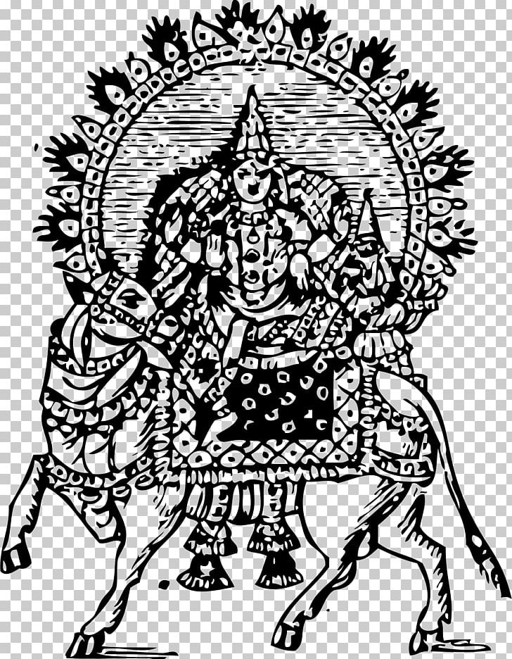 Shiva Ganesha Parvati PNG, Clipart, Art, Artwork, Black And White, Computer Icons, Creative Arts Free PNG Download
