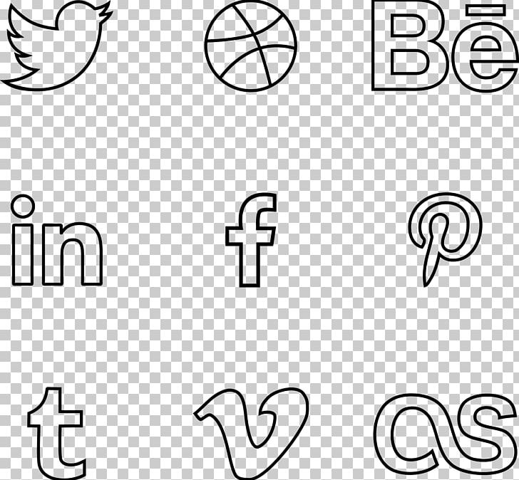 Social Media Computer Icons Icon Design Social Network PNG, Clipart, Angle, Are, Black And White, Brand, Circle Free PNG Download