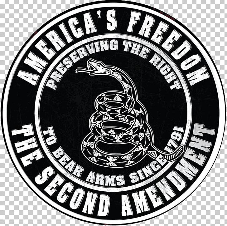 Second Amendment To The United States Constitution Constitutional Amendment Badge PNG, Clipart, America, Badge, Black And White, Brand, Circle Free PNG Download