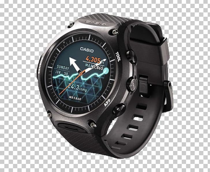 Smartwatch Casio Pro Trek Wear OS PNG, Clipart, Brand, Casio, Casio Edifice, Casio Pro Trek Smart Wsdf20, Fossil Group Free PNG Download