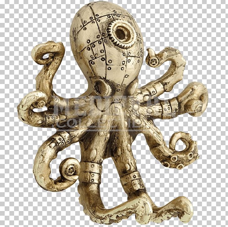 Octopus Hook Steampunk Gold Wall PNG, Clipart, Cephalopod, Clothes Hanger, Clothing, Distressing, Door Free PNG Download