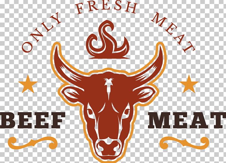 Cattle Barbecue Logo Meat PNG, Clipart, Area, Barbecue, Barbecue Vector, Brand, Cattle Free PNG Download