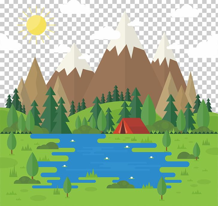 Flat Design Tent Apartment PNG, Clipart, Art, Biome, Camping, Daytime, Ecosystem Free PNG Download