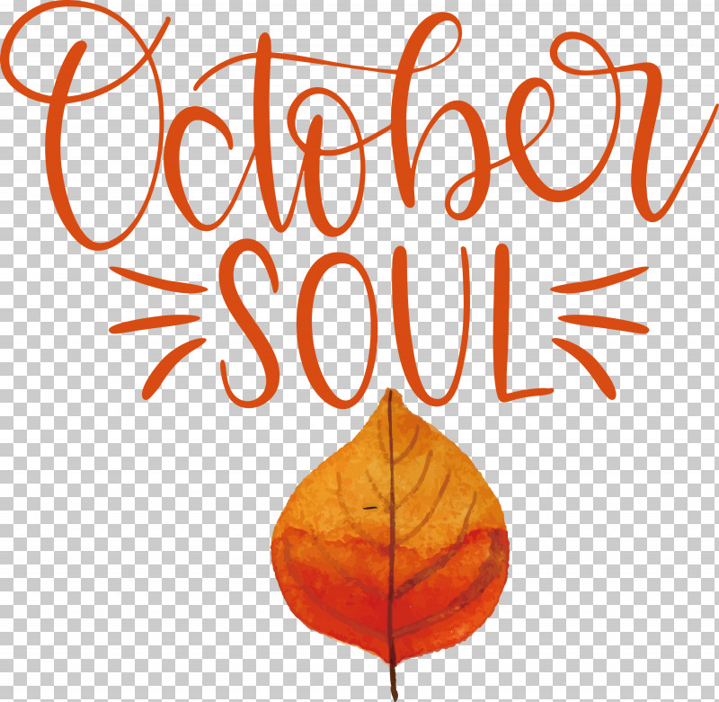 October Soul October PNG, Clipart, Drawing, Leaf, Logo, October, Painting Free PNG Download