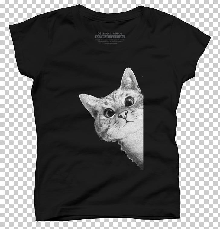 Long-sleeved T-shirt Long-sleeved T-shirt Bag Whiskers PNG, Clipart, Bag, Black, Cat, Cat Girl, Cat Like Mammal Free PNG Download