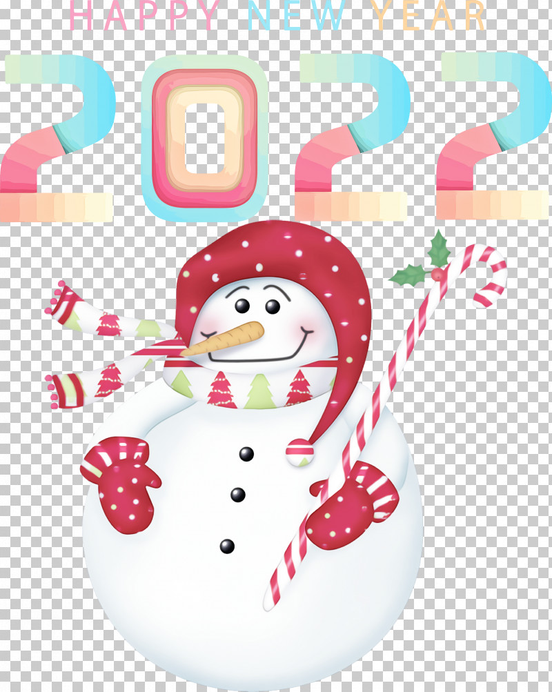 2022 Happy New Year 2022 New Year 2022 PNG, Clipart, Cartoon, Christmas Day, Drawing, Snowman Free PNG Download