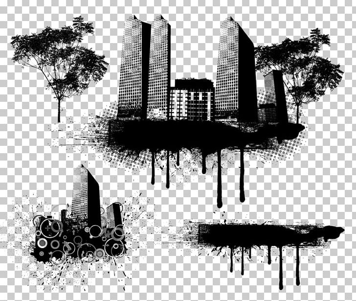 Skyline Urban Area Cityscape PNG, Clipart, Art, Black And White, Building, City, Cityscape Free PNG Download