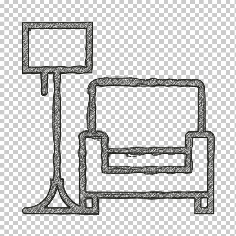 Armchair Icon Household Set Icon PNG, Clipart, Armchair Icon, Black, Black And White, Chair, Computer Hardware Free PNG Download