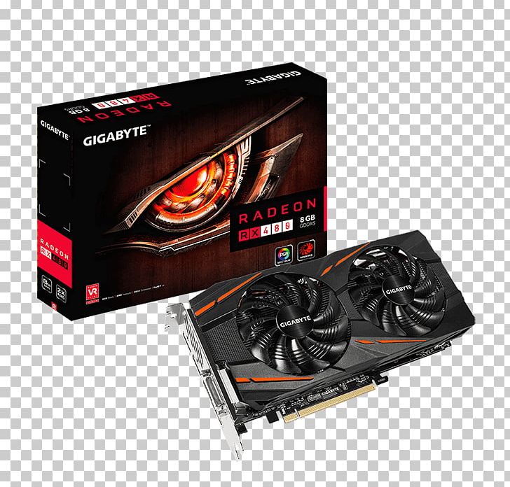 Graphics Cards & Video Adapters Gigabyte Technology GDDR5 SDRAM AMD Radeon 400 Series PNG, Clipart, Amd Firepro, Amd Radeon 400 Series, Amd Radeon 500 Series, Amd Radeon Rx 480, Big B Free PNG Download