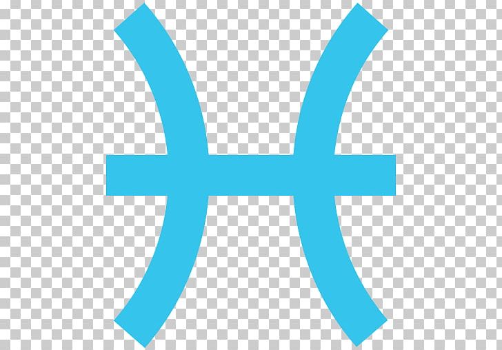 Pisces Symbol Emoji Zodiac Sticker PNG, Clipart, Angle, Aqua, Astrological Sign, Azure, Blue Free PNG Download