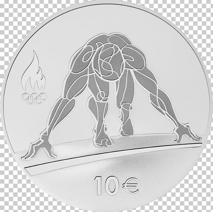 Bank Of Estonia 2016 Summer Olympics Rio De Janeiro Coin PNG, Clipart, 10 Euro Note, 2016 Summer Olympics, Bank Of Estonia, Black And White, Coin Free PNG Download