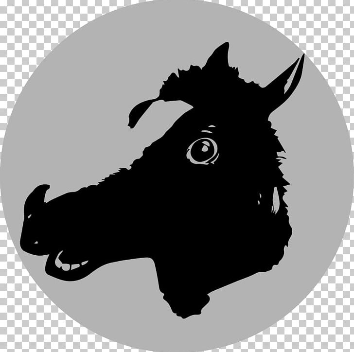 Horse Head Mask Costume Amazon.com PNG, Clipart, Animals, Black, Black And White, Cattle Like Mammal, Clothing Free PNG Download
