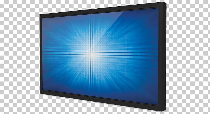Liquid-crystal Display Computer Monitors Touchscreen LED-backlit LCD Elo Open-Frame Touchmonitors IntelliTouch Plus PNG, Clipart, Computer, Computer Monitor Accessory, Computer Wallpaper, Digital Signs, Electric Blue Free PNG Download