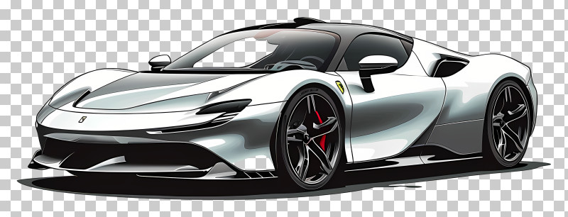 Pininfarina Battista - Silver Sports Car With Modern And Elegant Design PNG