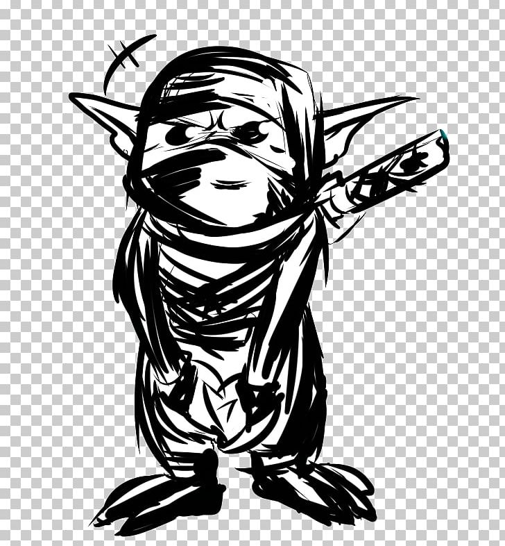 Goblin Ninja Sketch Scoperto Visual Arts PNG, Clipart, Artwork, Black And White, Cartoon, Drawing, Facial Hair Free PNG Download