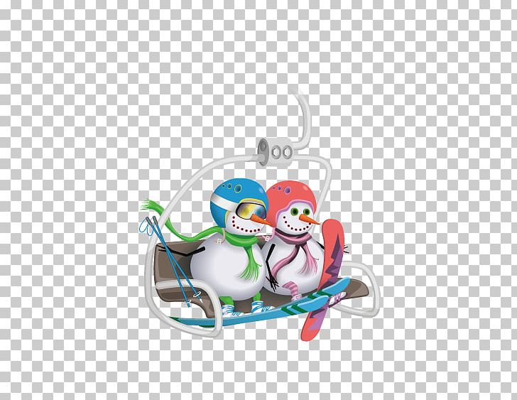Skiing Ski Lift Snowman Snowboarding PNG, Clipart, Bird, Cartoon, Cartoon Couple, Couple, Couples Free PNG Download