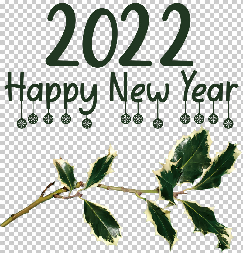 2022 Happy New Year 2022 New Year Happy New Year PNG, Clipart, Black And White, Cartoon, Christmas Day, Christmas Decoration, Common Ivy Free PNG Download